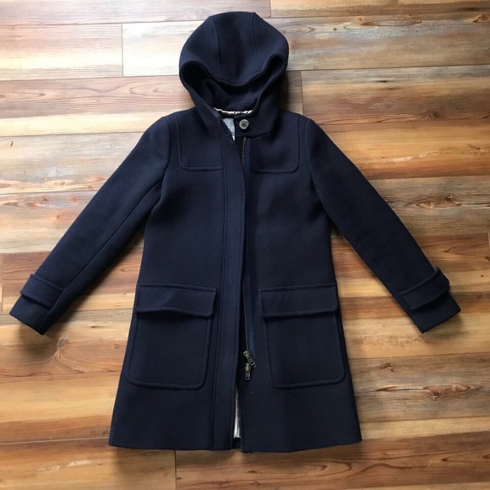 J. Crew Stadium Cloth Duffle Coat - Picture 2 of 5